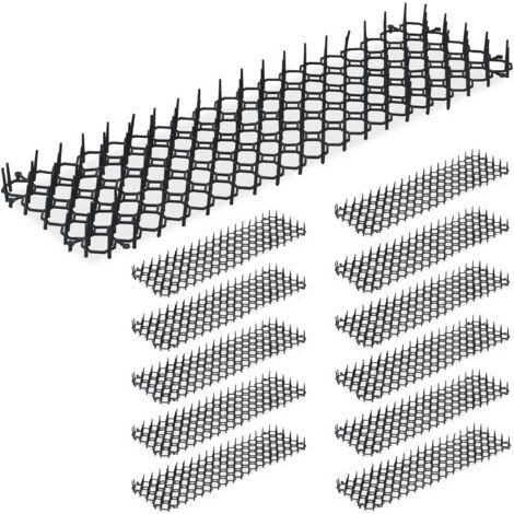 Nagetiersichere Gitter, 24er-Packung – Schutz vor Katzen und Mardern – Maße: 3 x 49 x 14 cm – Einfache Montage ohne Stromanschluss (1/5)