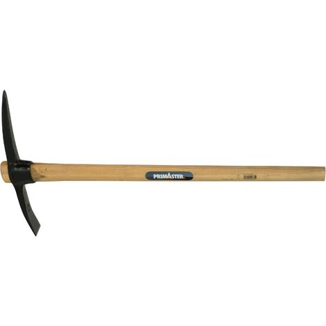 Primaster Kreuzhacke Spitzhacke Pickel Holzstiel Flachhacke 2,5kg (1/3)