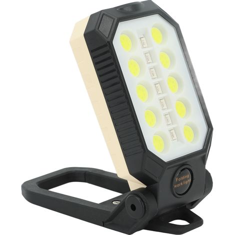 Ultrahelle LED-Arbeitsleuchte mit einstellbarem Winkel, magnetischer Halterung, IP66 wasserdicht, wiederaufladbarem COB mit G1/4-Schnittstelle (1/5)