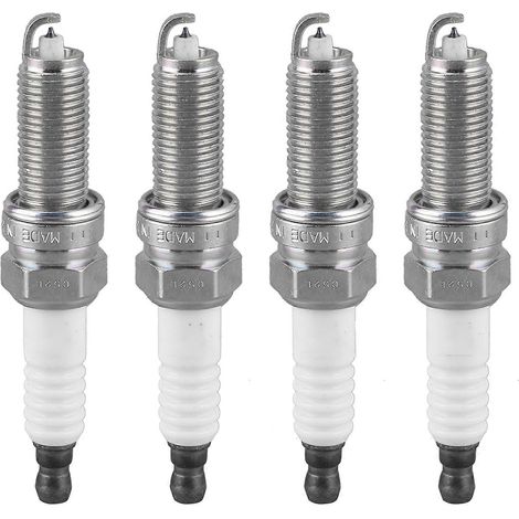 Lot de 4 bougies d'allumage Iraurita 18846‑11070 compatibles avec Hyundai Azera/Elantra/Genesis (1/5)