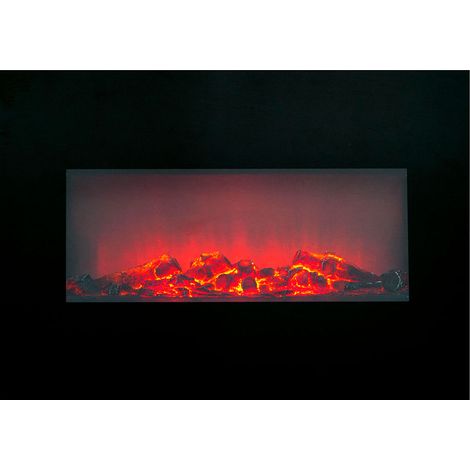 Chimenea Eléctrica Decorativa de Pared Classic Fire Memphis Negro 1800 W 66 x 13 x 46 cm (1/5)