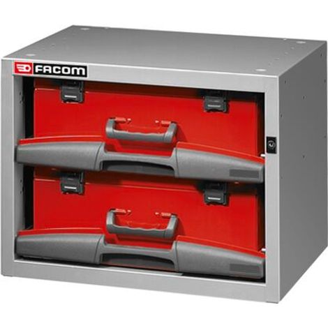 FACOM Regal klein tief 2 Schubladen lose (1/2)