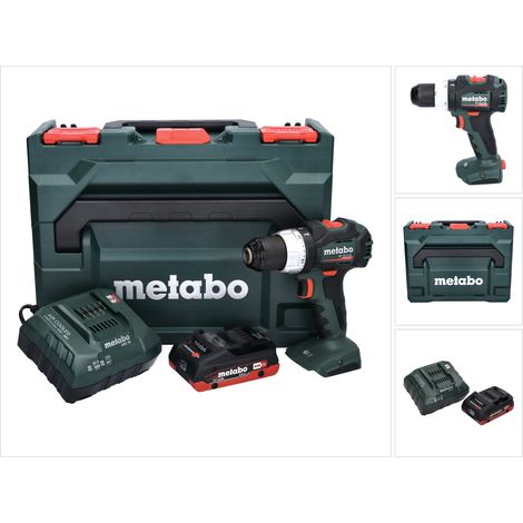 Perceuse-visseuse sans fil Metabo BS 18 LT BL 18 V 75 Nm Brushless + 1 batterie 4,0 Ah + chargeur + metaBOX