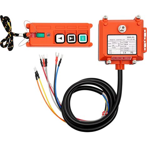 F21-2S Industriesteuersende 3 Tasten Drahtlose Funkfernbedienung Für Telecrane Industrieller Krane 1.3m (1/5)