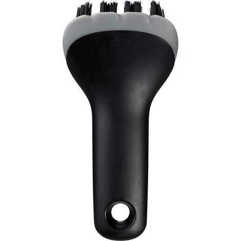 OXO Good Grips Spazzola Per Griglie E Piastre Elettriche, Nero, 16.5 x 5.7 x 8.3 cm (1/4)