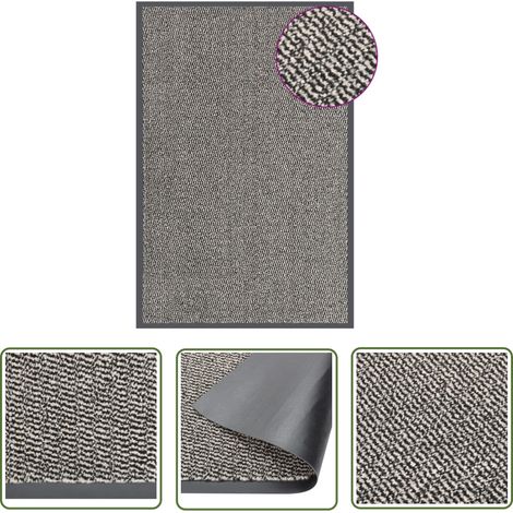 The Living Store Paillasson touffeté 80x120 cm Marron clair - Tapis D'entrée - Paillasson Intérieur - Paillasson Extérieur - Tapis De Porte - Matériau Polypropylène (1/5)