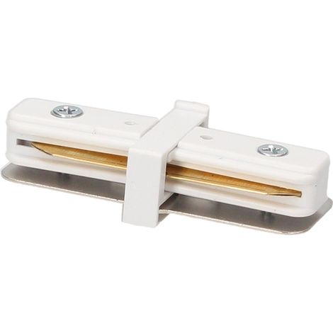 Conector recto para foco monofásico Blanco (1/4)