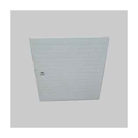 POZZETTO MONOLITICO IN PLASTICA PVC CON COPERCHIO PER CAVI ELETTRICI 25x25 cm