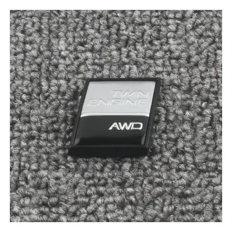 (Double moteur, transmission intégrale) Autocollant emblème/emblème 3D en métal noir pour aile arrière de voiture, compatible avec S40, S70, S80, XC60, XC40, XC90, V40, V50, V90 et S90 (1/4)