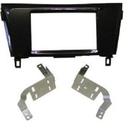 Kit 2DIN compatible avec Nissan QASHQAI ap14 noir laque