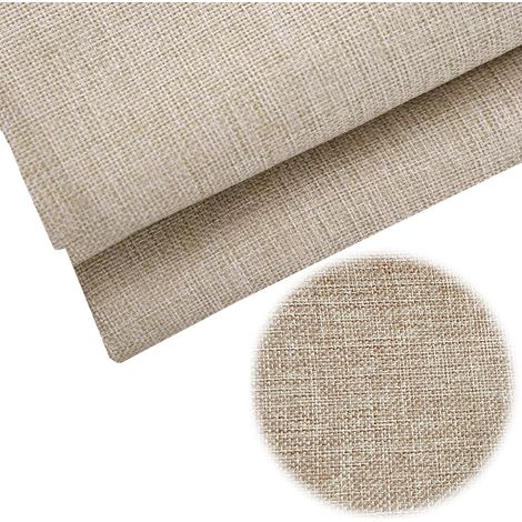 Tissus au Metre Ameublement 1 Stk Tissus Ameublement 200cm x 150cm Tissu Décoratif Matériau de Revêtement Tissu de Canapé Convient aux Coussins de Rideaux de Canapé et de Chaise (Beige) (1/5)