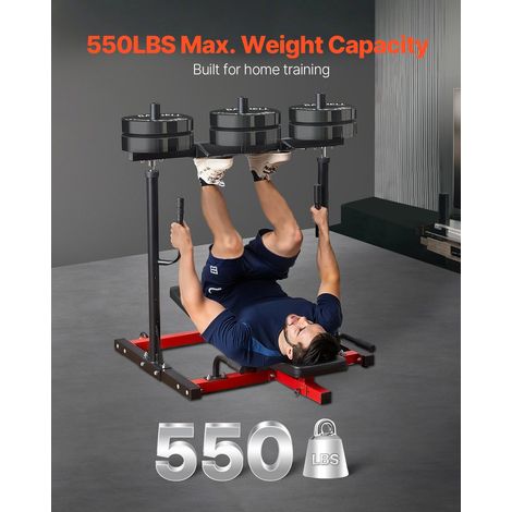 Presse à Cuisse Verticale, Appareil Musculation Jambes et Cuisses en Acier au Carbone, Capacité de 249,5 kg, Équipement pour Bas du… (1/5)