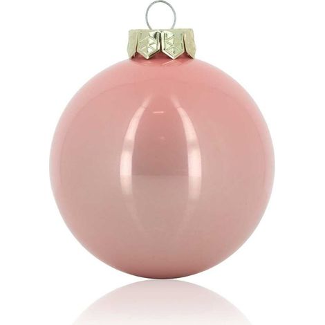 ARPIMEX Box 16 Sfere Natale Vetro D 80 Mm Albicocca