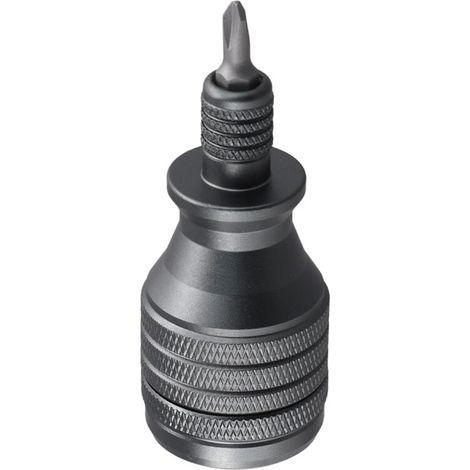 Kit di utensili per riparazioni domestiche con mini cacciavite in titanio 7 in 1 da 1/4 di pollice e punte Torx magnetiche (1/4)