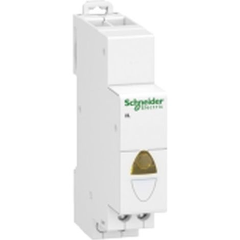 Piloto luminoso modular ACTI 9 amarillo 110-230 V AC, IP2, 100000 h de vida útil