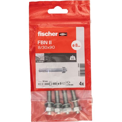 Goujon d'ancrage FBN II 8/30 (8x91) - 4/sachet