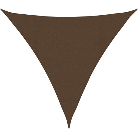 Maison Exclusive - Sonnensegel 160 g/m² Braun 4,5x4,5x4,5 m HDPE