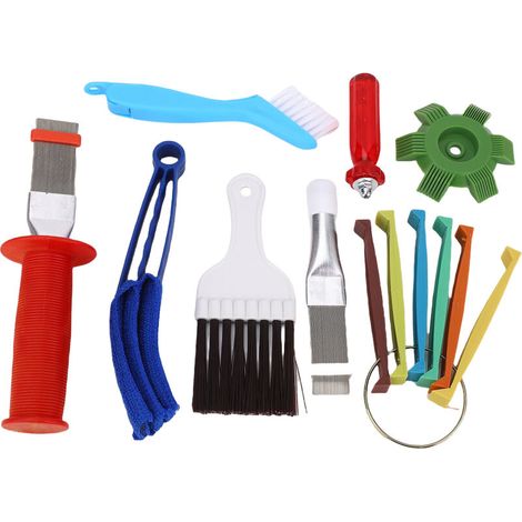 Air conditioning fin cleaning kit, AC cleaning brush, evaporator smoothing comb, condenser radiator. (1/5)