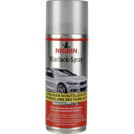 Spray barniz transparente nigrin 400ml resistente químico y clima (1/3)