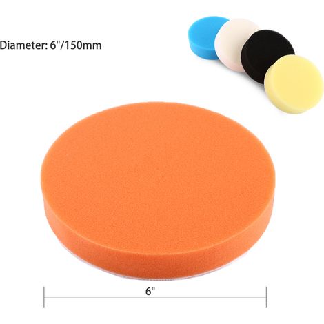 5-teiliges 6-Zoll-Polierpad-Set für Autos – Wachsen, Polieren und Veredeln (1/5)