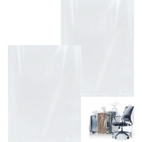 [Bolsa de almacenamiento grande] + [Plástico transparente] + [100 x 152 cm] + [Resistente al polvo y a la humedad]