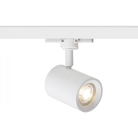 Spot CADENZA pour rail triphasé blanc 230V LED GU10 10W
