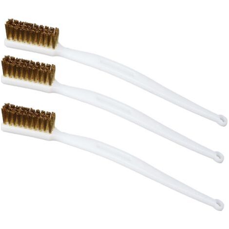Pieces Petite Brosse Metallique,Brosse Metallique a Main,Brosse Laiton pour Nettoyer de Fil pour Évier, Soudure, Nettoyer Four, Rouille (1/5)