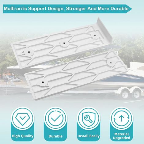 3-inch x 10-inch marine trailer bunk bed, boat trailer bag, sliding mat, and boat trailer sliding bag fastener. (1/4)