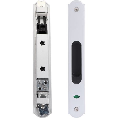Quincaillerie de verrouillage simple pour porte-fenêtre coulissante moderne, pour la sécurité de votre domicile. (1/5)