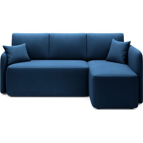 Canapé d'angle collection HEDSON coloris Bleu marine (1/4)