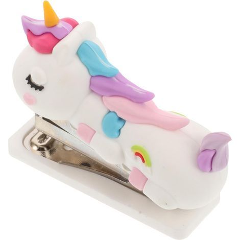 Cute Mini Compact and Lightweight Manual Stapler for Office and School, Easy to Use Portable Stapler for Children, Teachers and Home Use (1/5)