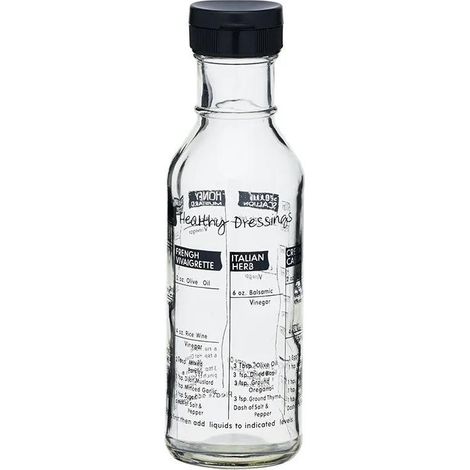 Miscelatore per vinaigrette craft vetro trasparente 10x7x7 cm