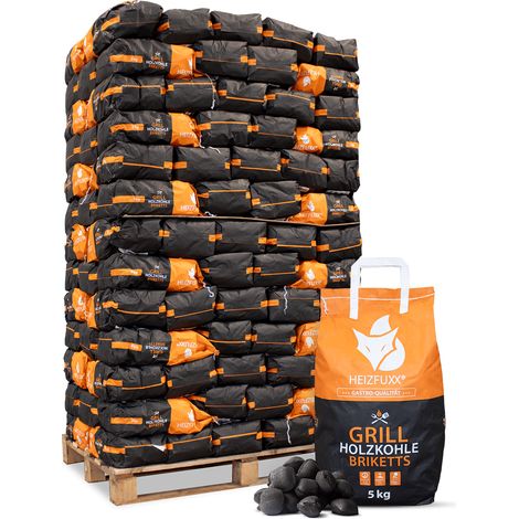 Heizfuxx Grillbriketts 5kg x 130 Sack 650kg