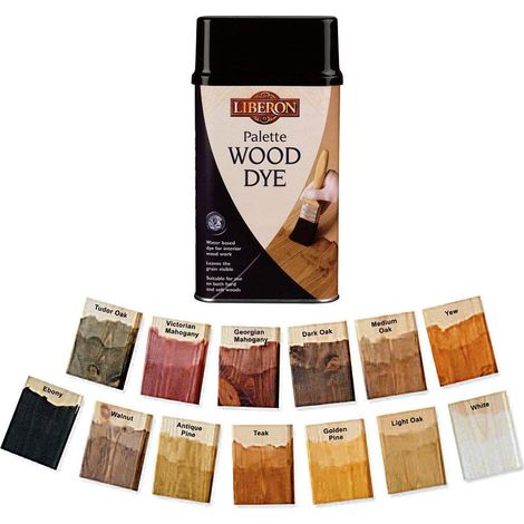 Liberon Interior Floor and Woodwork Palette Wood Dye - Tudor Oak - 500ml