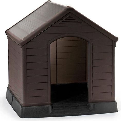 KETER Dog House Cuccia Per Cani Marrone - 95x99x99h