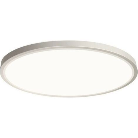 Plafonnier LED, diamètre 30 cm, 24 W, plafonnier moderne, blanc simple, non dimmable, pour chambre, couloir, sous-sol, balcon, (1/4)
