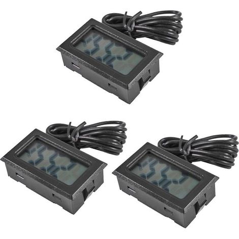 3-fach LCD-Digitalthermometer für Kühl- und Gefrierschränke, Temperaturanzeige -50 bis 110 °C (1/5)