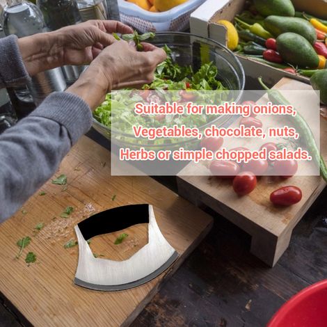 Couteau à pizza en acier inoxydable avec couvercle, manche ergonomique antidérapant, coupe-rouleau basculant (1/5)