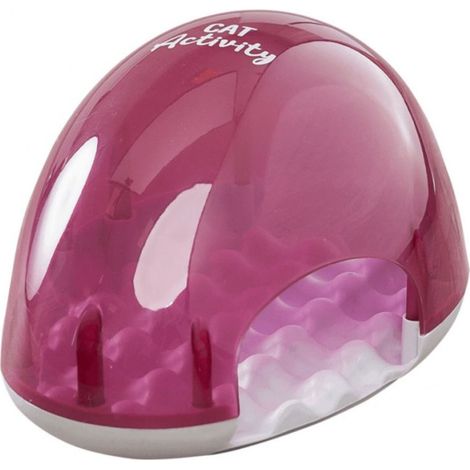 Slow feeding dome, en plastique/tpr 19 × 13 × 14 cm, bleu/gris (1/2)