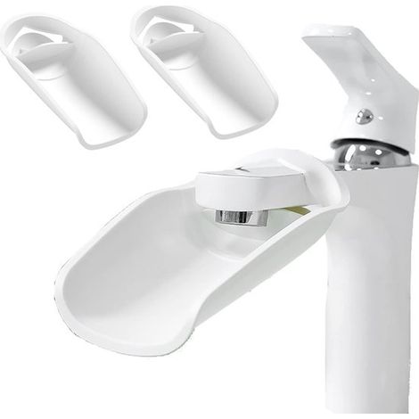 Prolunga per rubinetto a 3 pezzi a prova di bambino, accessorio per rubinetto bianco, prolunga per rubinetto, accessori per rubinetto (1/5)