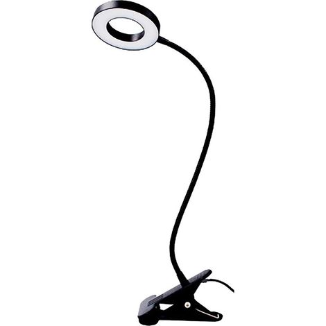 Lampe de lecture clip-on 48 LEDs, 5000K à 6500K, 5-10W, pince ferme flexible, protection oculaire, lampe de bureau 5V 2A (1/5)