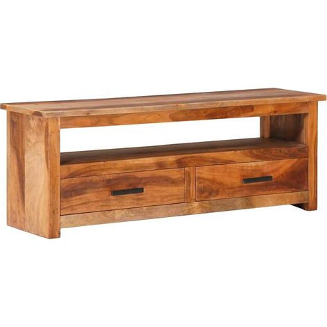 TV-Schrank 118x30x40 cm Massivholz