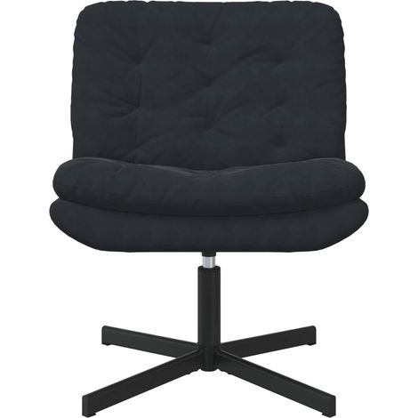 Maison Exclusive - Poltrona Relax con Base Girevole Nero 63 x 75 x 76 cm Velluto