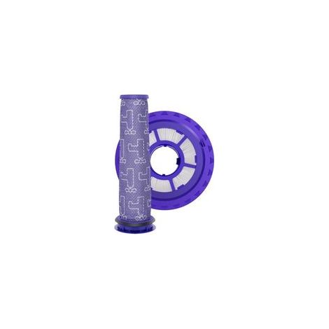 Filtre compatible Dyson DC41 pour Dyson DC65 DC66 Animal, DC43 DC55 DC65 DC66 Remplace la pièce n° 920769-01 et 920640-01 Préfiltre lavable et filtre post-moteur HEPA