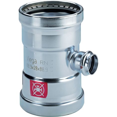 Viega Prestabo XL-Raccordo a T, d1 64,0, d2 64,0, d3 64,0 acciaio non legato, zincato modello 1118XL, 597801