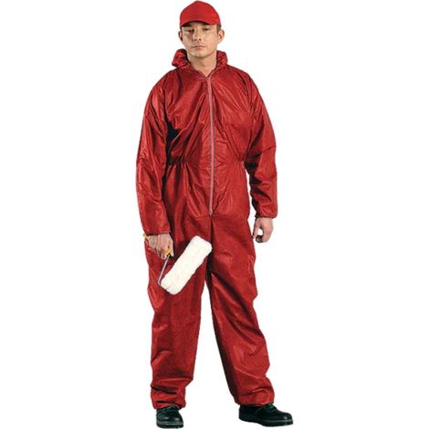 Maleranzug in versch. Farben rot XXXL