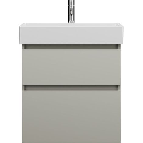 burgbad Lin20 lavabo alto con mueble bajo para lavabo, 2