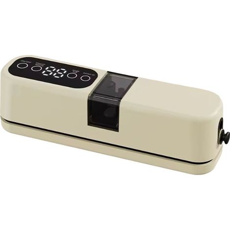 Selladora al vacío recargable por USB, sistema automático para sellar alimentos y snacks, con 5 bolsas.