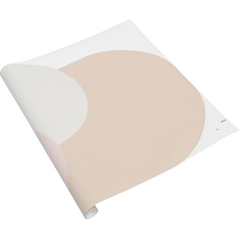 Papier Peint Géométrique Autocollant Mural à Décoller Coller en Pvc, Décor Mural Adhésif Moderne, Repositionnable pour Salon et Chambre (1/5)