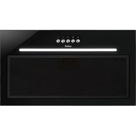 Amica OMP6255BG cappa da cucina nera design elegante